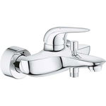 Baterie cada Grohe Eurostyle, monocomanda, 1/2'', cartus ceramic, limitator debit/temperatura, protectie reflux, diverter, Crom, Grohe