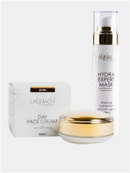 Set: Day face cream + Hydra Expert mask, Calinachi