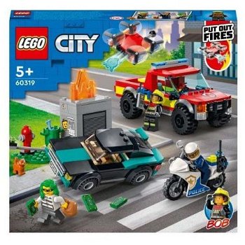 LEGO LEGO City Stingere de incendiu si urmarire politista 60319 295 piese