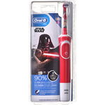 Periuta de dinti electrica Oral-B D100 Vitality Star Wars pentru copii 7600 oscilatii/min, Curatare 2D, 2 programe, 1 capat, 4 stickere incluse, Multicolor, BRAUN