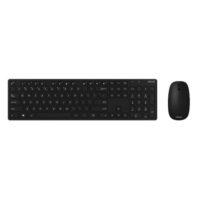 Kit tastatura + mouse wireless ASUS W5000, Negru, ASUS