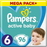 Scutece Pampers Active Baby 6, 13-18 kg, 96 buc., Pampers