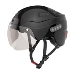 Casca de protectie iSEN Smart Helmet, Marime M, Aerisire, Banda LED, Driving recorder integrat, Conectivitate Bluetooth, IPX5, 1500mAh, iSEN