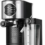 Espressor cu recipient de lapte MPM, MKW-07M Putere 1450 W, 15 Bari, Cappuccino si Latte Macchiato, Oprire automata
