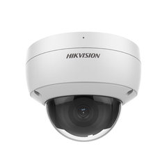 HIKVISION Camera de supraveghere interior-exterior Hikvision,  IP Dome, Distanta IR 30 m, Tip lentila fixa 2.8 mm, Rezolutie 6 Mpx, Microfon, PoE, Carcasa metal si plastic, Slot card SD, DS-2CD2166G2-ISU2C, HIKVISION