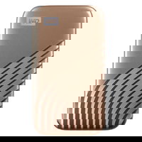 SSD extern WD My Passport, 2TB, 2.5", Gold, USB 3.2