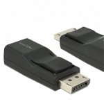 Adaptor Displayport la HDMI, 4K, Lungime 1.2 m, Delock, Negru, Delock