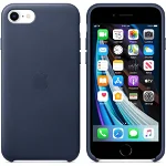 Husa Original iPhone SE 2020 Apple Leather Midnight Blue