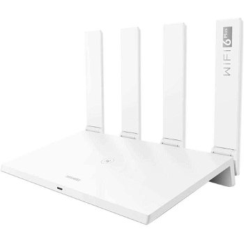 Router Wireless Gigabit HUAWEI AX3 WS7100-20, Wi-Fi 6, Dual Band 574 + 2402 Mbps, Dual Core, alb