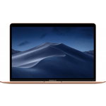 Notebook / Laptop Apple 13.3'' New MacBook Air 13 with Retina display, Amber Lake Y i5 1.6GHz, 8GB, 128GB SSD, GMA UHD 617, MacOS Mojave, Gold, INT keyboard