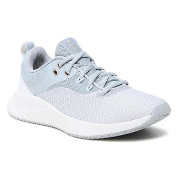 Under Armour, Pantofi cu insertie de plasa pentru fitness Charged Breathe TR 3, Negru, Alb, 7