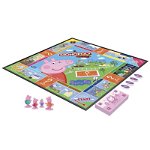 Joc de societate Monopoly Junior Peppa Pig Hasbro, 2-4 jucatori, 5 ani+, Hasbro