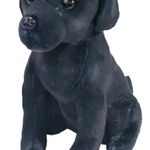 Caine de salvare cu sunet LABRADOR NEGRU - Jucarie Plus Wild Republic 14 cm, Wild Republic