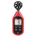 Anemometru digital, UNI-T, UT363, Display LCD, Contor de temperatura pentru viteza vantului, 3 x AAA, 16 x 5 x 2.8 cm, Rosu/Negru