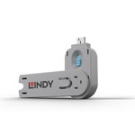 Cheie pentru blocarea portului USB-A (L40462 & L40452) Bleu, Lindy L40622, Lindy