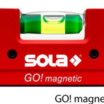 Nivela SOLA Austria compacta 68mm, precizie 0.75mm/m, GO! Magnetic