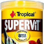 Hrana de baza pentru pesti de acvariu Tropical Supervit, 250ml / 50g, Tropical