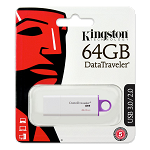 Kingston memorie externa USB 3.0 DTIG4 64GB alb mov