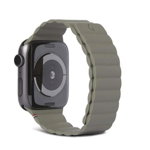 Curea sartwatch, Decoded, Silicon, MAGNETIC Traction Lite pentru SERIA Apple Watch - 42mm/44mm/45mm, Verde, Decoded