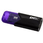 Memorie Usb 128GB Emetec B110 Click Easy (Violett) USB 3.2 (20MB/s)