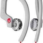 Casti sport Skullcandy Chops Bud, microfon, gri/rosu