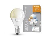 3 Becuri LED inteligent Ledvance SMART+ WiFi Mini Bulb Tunable White P, E14, 4.9W (40W), 470 lm, lumina alba (2700-6500K), Osram
