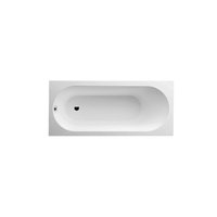 Cada quaryl, dreptunghiulara, Villeroy&Boch, Oberon, alb lucios, suport cada, 180x80x45 cm