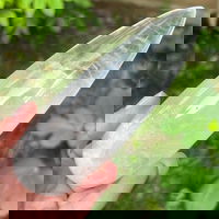 Bagheta masaj cuart de stanca/cristal incolor m2, druzy.ro - Cristale, Home Deco