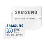 Micro SD CARD 256GB UHS-1 EVO PLUS SAMSUNG MB-MC256KA/EU, Samsung