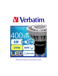 Bec LED PAR16 GU10 , 6W (57W), 420LM, VERBATIM, VERBATIM