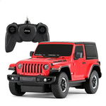 Masina cu telecomanda jeep wrangler jl negru scara 1 la 24