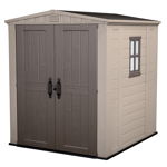 Casuta de gradina Factor 6x6 Indoor STD- Bej- taupe, Keten