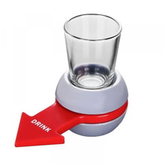 Joc de baut Drink Spin Cyrax, 10.3 x 11.5 cm, Pahar de Shot din Sticla, gri