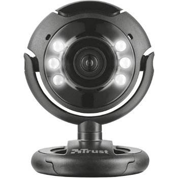 Camera Web Black Spotlight Pro HD, Trust, 1280 x 1024 P, USB 2.0, Negru