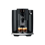 JURA Espressor automat Jura E 6 Piano Black (EC), 1450 W, 15 bar, 1.9 l, recipient boabe 280 g, 11 bauturi, pregatit WiFi, afisaj color, rasnita Professional Aroma, incalzire Thermoblock, Negru, JURA