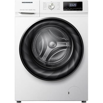 Masina de spalat rufe cu uscator Heinner HWDM-H9614A, 9 kg spalare, 6 kg uscare, 1400 RPM, Clasa A, Inverter, Pure Steam, Display, Alb