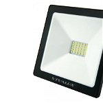 Proiector Led pentru exterior Vivalux VIV003605, 20W, lumina neutra(4000K), 1600 lumeni, durata de viata 25000 ore, 230 V, clasa energetica A+ (Negru)