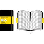 Carnet notite MOLESKINE Squared Soft Notebook, matematica, Large, 96 file, negru