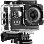 Camera Video Sport, full HD, cu accesorii de prindere pentru bicicleta, casca si husa subacvatica