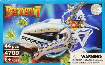 Brixbolt: Shark. Set lego luptatori galactici, 