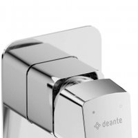 Baterie pentru dus, crom, cu comutator, pentru corp ingropat, Deante Blur Baterie pentru dus, crom, cu comutator, pentru corp ingropat, Deante Blur