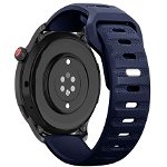 Curea Tech-Protect Iconband Line pentru Samsung Galaxy Watch 4/5/5 Pro/6 Albastru inchis, Tech-Protect