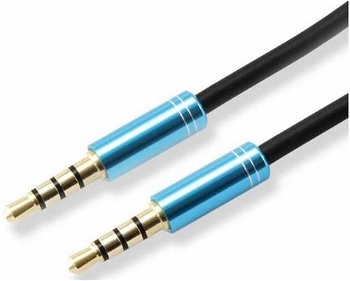 Cablu Audio SBOX CAB0105, Jack 3.5 mm - Jack 3.5 mm, 1.5 m (Negru/Albastru)