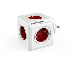 PRIZA POWER CUBE ALLOCACOC 5 SCHUKO RED