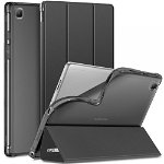 Husa Infiland Smart Stand compatibila cu Samsung Galaxy Tab A7 10.4 inch Black, INFILAND
