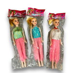 Papusa Barbie pentru fetite cu dimensiunea de 25cm, 