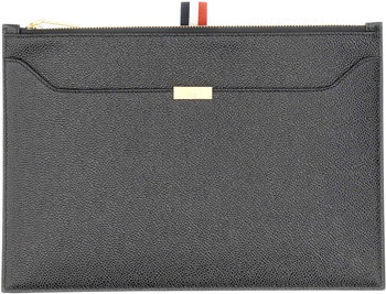 Thom Browne Leather Briefcase BLACK, Thom Browne