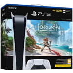 Consola Sony PlayStation 5 PS5 825GB Digital Edition White + Horizon: Forbidden West