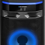 Boxa portabila profesionala Blaupunkt PS6, Bluetooth, FM, SD, USB, Karaoke, lumini disco, negru, Blaupunkt
