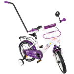 TomaBike - Bicicleta copii cu maner Princess 14 inch